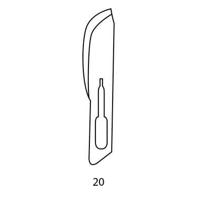 Carbon Steel Scalpel Blades #20