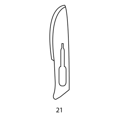 Carbon Steel Scalpel Blades #21