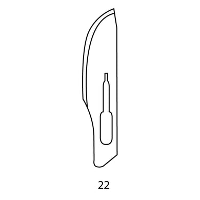 Carbon Steel Scalpel Blades #22